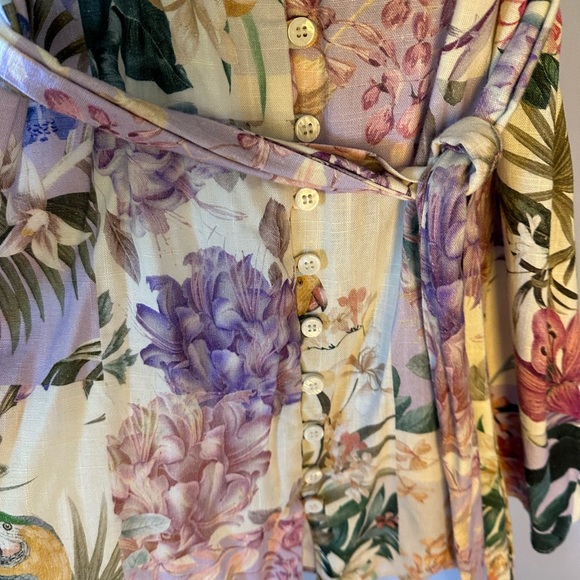 Zara Long sleeve floral dress - Picture 6 of 6